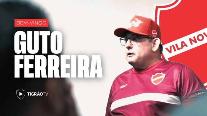 Vídeo - GUTO FERREIRA na área: primeiros passos e primeiras falas como técnico do Vila Nova